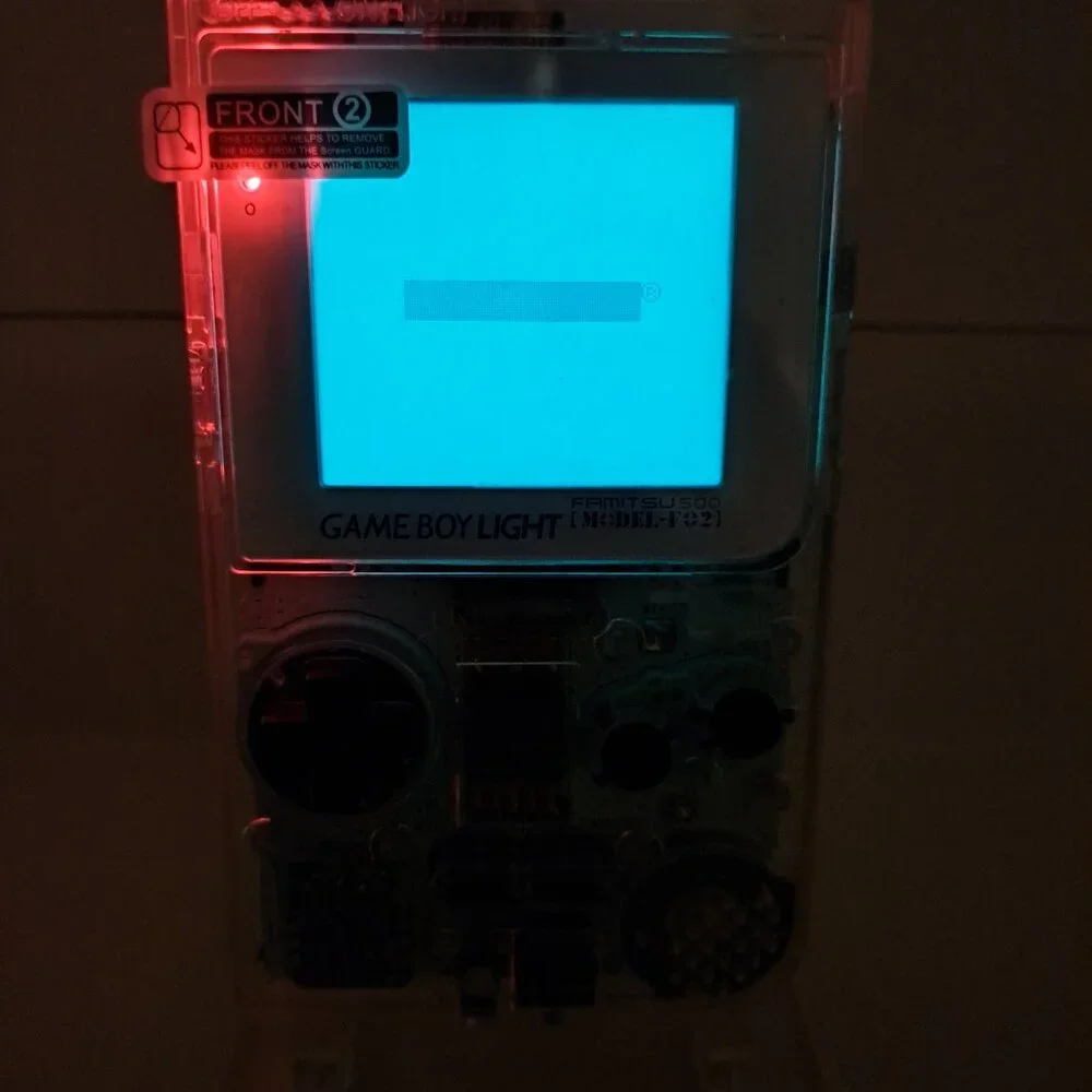 Refurbished Gameboy Light With Original Screen Clear